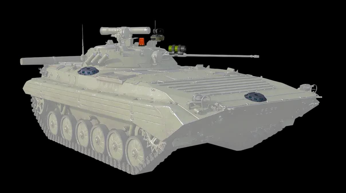 Mounted module with emitter img